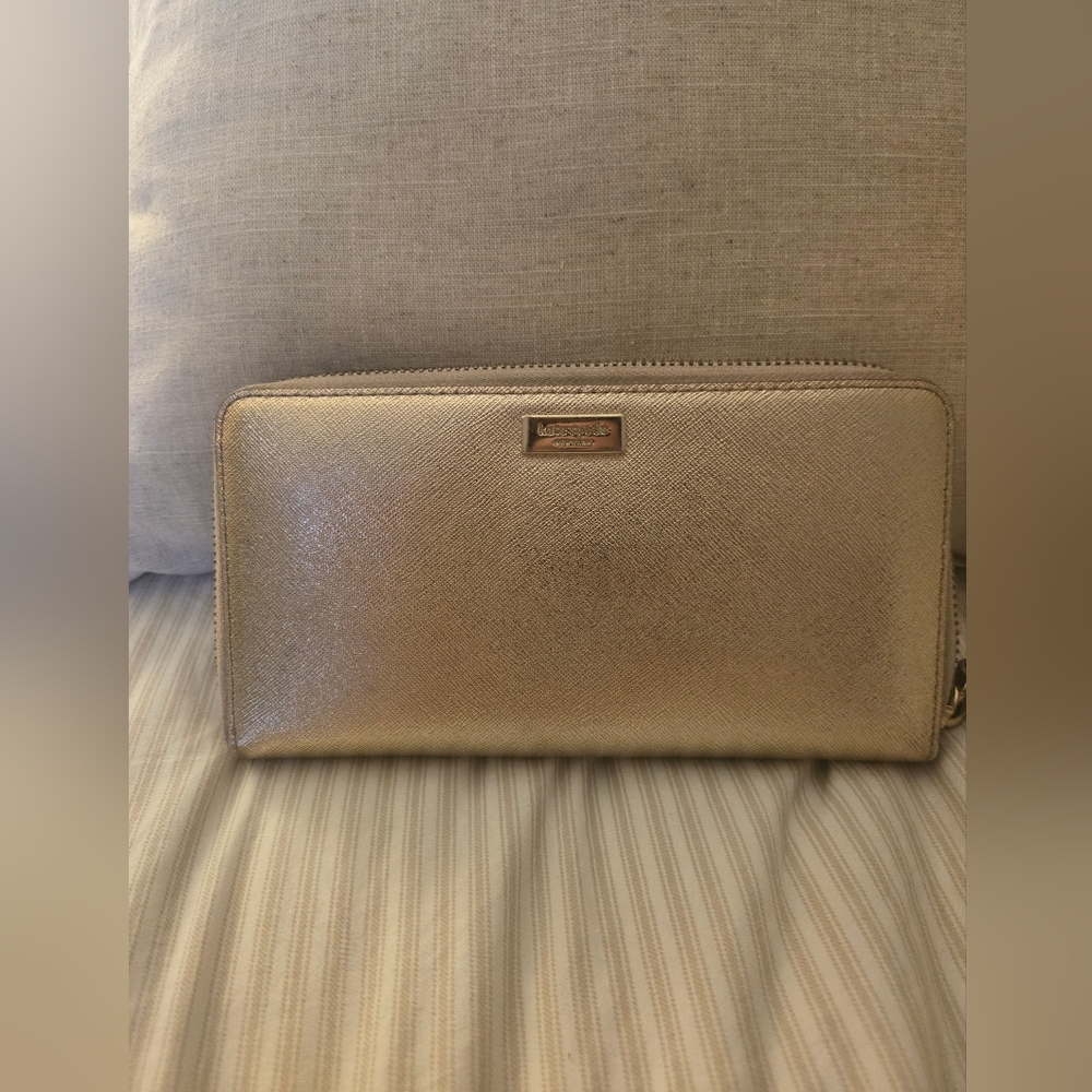Kate spade Metallic Gold Wallet
